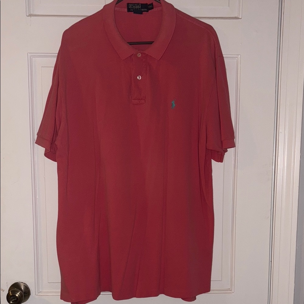 Polo by Ralph Lauren Men's Coral Polo Shirt